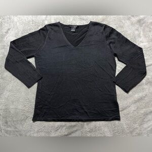 Vintage The Limited 100% Silk Knit Top Women’s M Sheer Lightweight 90s Minimal